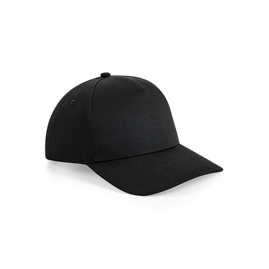 Czapka 5-Panelowa Poliester Bawelna CB649 - Black