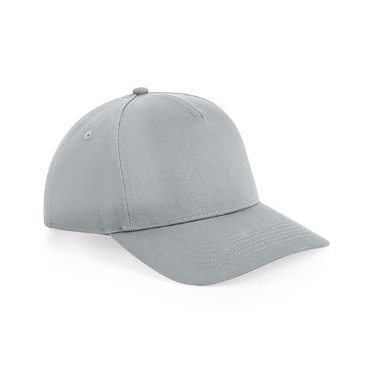 Czapka 5-Panelowa Poliester Bawelna CB649 - Light Grey