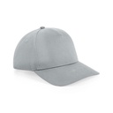 Czapka 5-Panelowa Poliester Bawelna CB649 - Light Grey