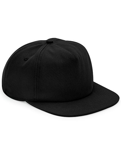 Czapka 5-panelowa Nieusztywniona Bawełna Organiczna CB64N - Black