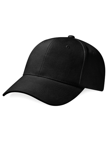 Czapka 6 panelowa Bawełniana CB65 - Black