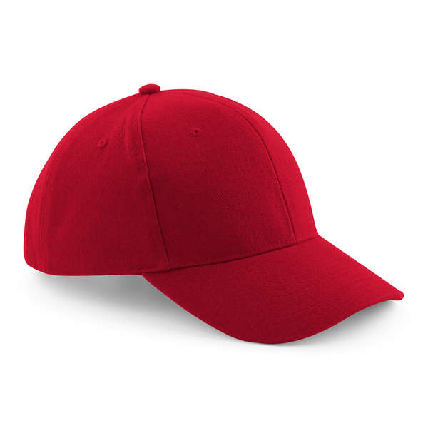 Czapka 6 panelowa Bawelniana CB65 - Classic Red