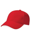 Czapka 6 panelowa Bawełniana CB65 - Classic Red
