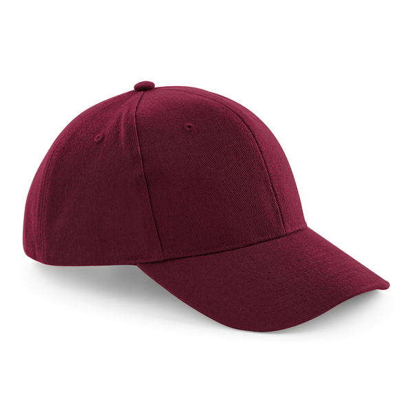 Czapka 6 panelowa Bawelniana CB65 - Burgundy