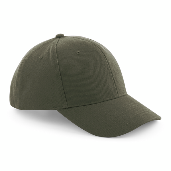 Czapka 6 panelowa Bawelniana CB65 - Olive Green