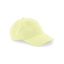 Czapka 6-panelowa Bawelna Chino Niski Profil CB653 - Pastel Lemon