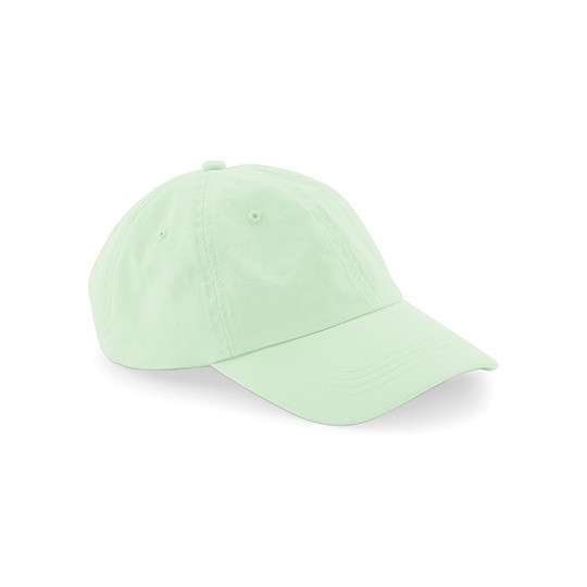 Czapka 6-panelowa Bawełna Chino Niski Profil CB653 - Pastel Mint