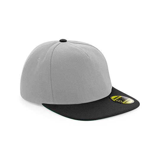Czapka Snapback Twill Poliestrowy CB660 - Grey & Black
