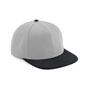Czapka Snapback Poliester Twill CB661 - Grey & Black