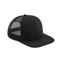 Czapka Truckerka 6 panelowa Poliester Twill Siatka CB664 - Black & Black