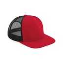 Czapka Truckerka 6 panelowa Poliester Twill Siatka CB664 - Classic Red & Black