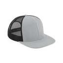 Czapka Truckerka 6 panelowa Poliester Twill Siatka CB664 - Grey & Black