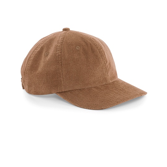 Czapka 6-panelowa Bawelniana Sztruksowa CB682 - Camel