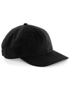 Czapka 6-panelowa Bawelniana Sztruksowa CB682 - Black