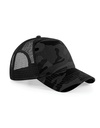 Czapka Truckerka Moro Bawełna Poliester CB694 - Midnight Camo & Black