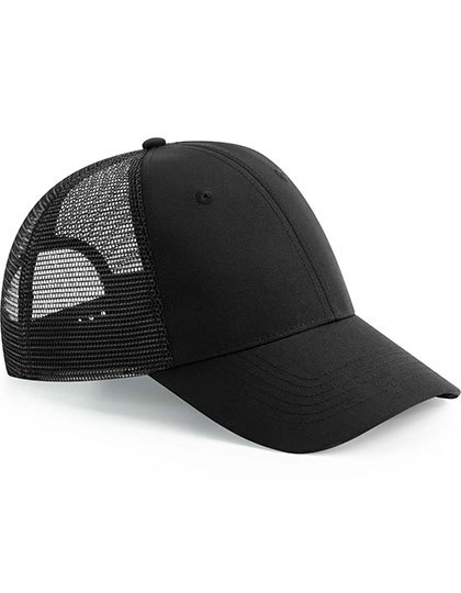 Czapka Trucker 6-Panel Poliester Recykling CB75R - Black