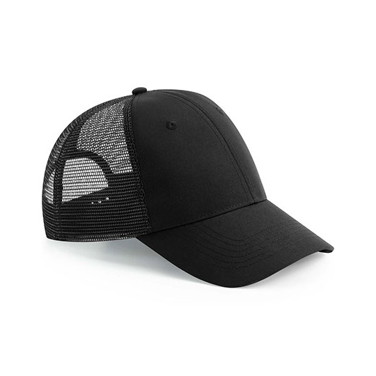 Czapka Trucker 6-Panel Poliester Recykling CB75R - Black