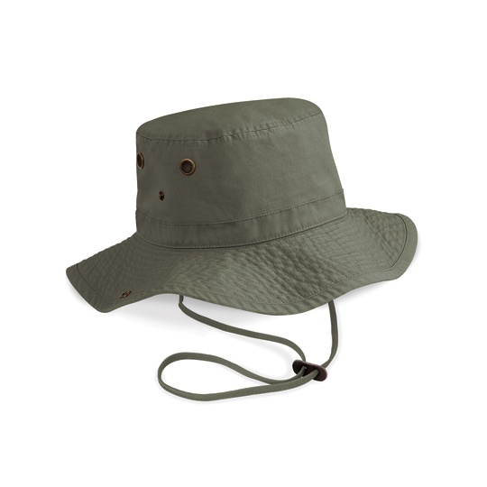 Kapelusz Outback Bawelniany Ochrona UV CB789 - Olive Green