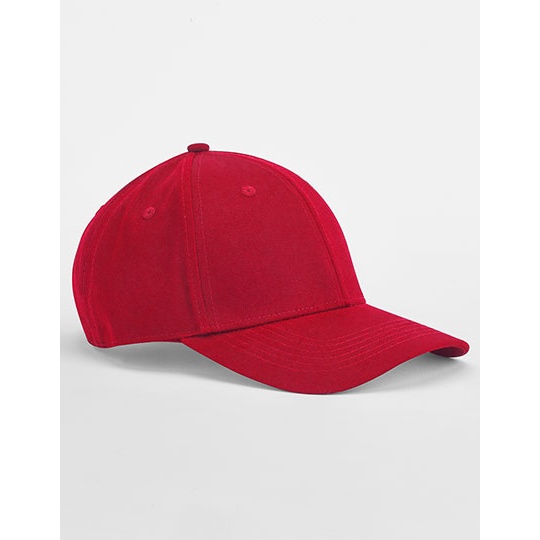 Czapka 6-panelowa Bawelna Organiczna CB820 - Classic Red
