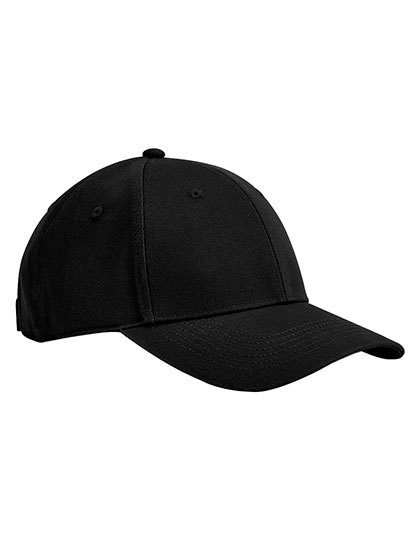 Czapka Dziecieca 6-panelowa Bawelna Organiczna Twill CB821B - Black