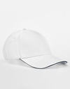 Czapka 5 Panelowa Bawełna Organiczna CB825C - White & French Navy