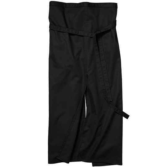 Fartuch Dlugi Poliester Bawelna Trwaly Kolor CGW110 - Black