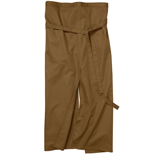 Fartuch Dlugi Poliester Bawelna Trwaly Kolor CGW110 - Caramel