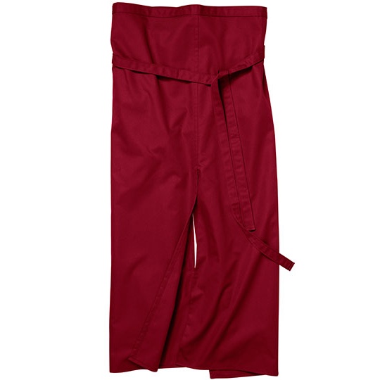 Fartuch Dlugi Poliester Bawelna Trwaly Kolor CGW110 - Cherry