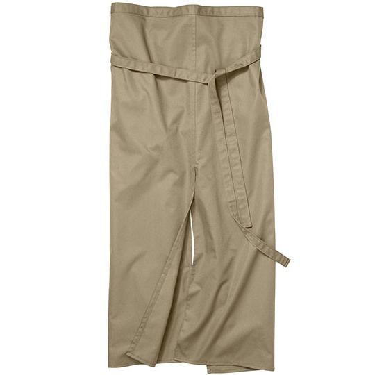 Fartuch Dlugi Poliester Bawelna Trwaly Kolor CGW110 - Khaki