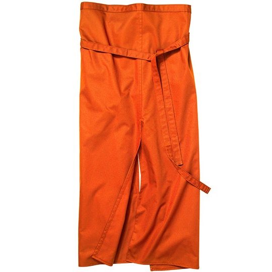 Fartuch Dlugi Poliester Bawelna Trwaly Kolor CGW110 - Pumpkin