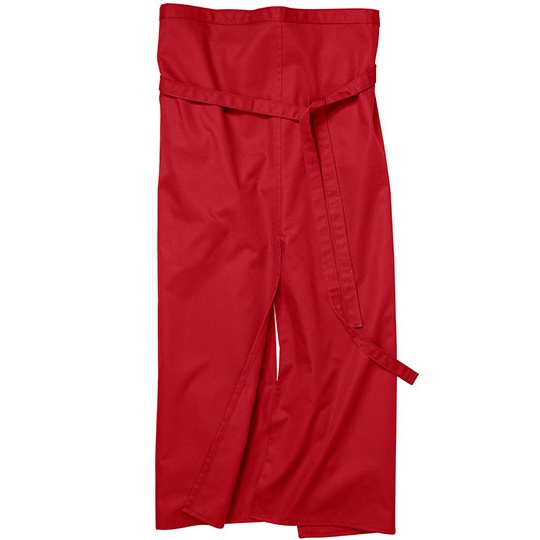 Fartuch Dlugi Poliester Bawelna Trwaly Kolor CGW110 - Red