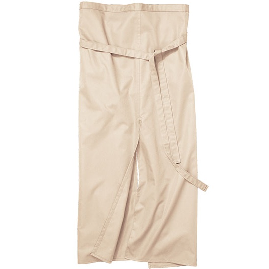 Fartuch z rozcięciem CGW110 - Sand