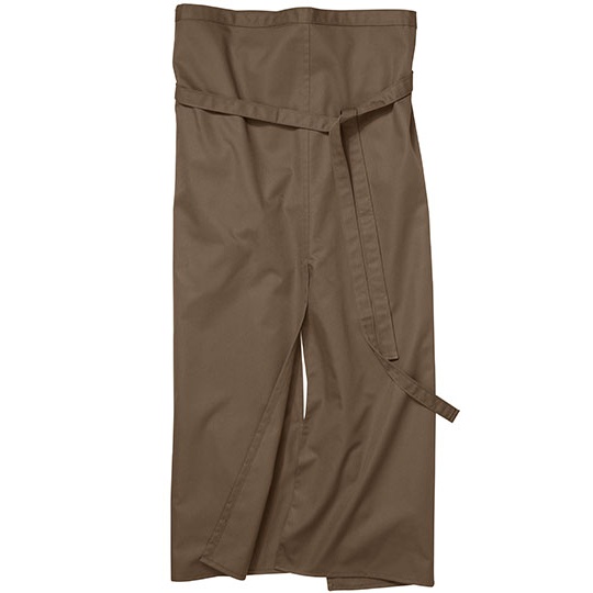 Fartuch z rozcięciem CGW110 - Taupe