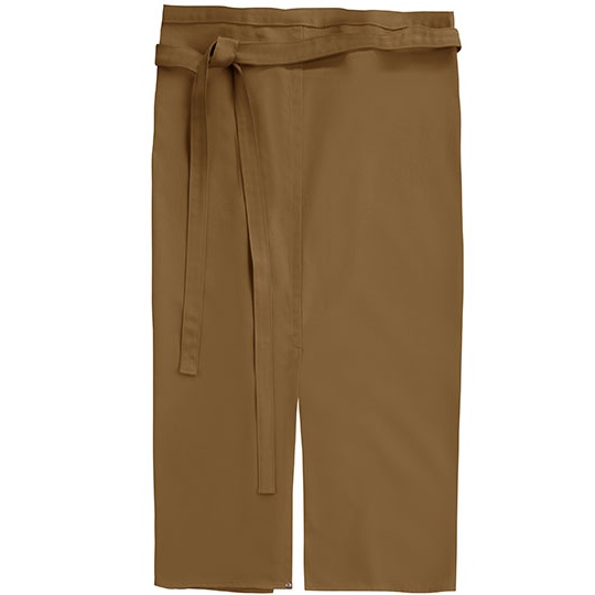 Fartuch z rozcięciem CGW111 - Caramel