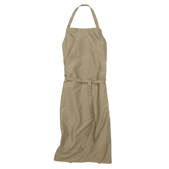 Fartuch Kuchenny z Kieszenia Poliester Bawelna CGW1145 - Khaki
