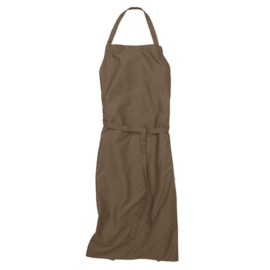 Fartuch Kuchenny z Kieszenia Poliester Bawelna CGW1145 - Taupe