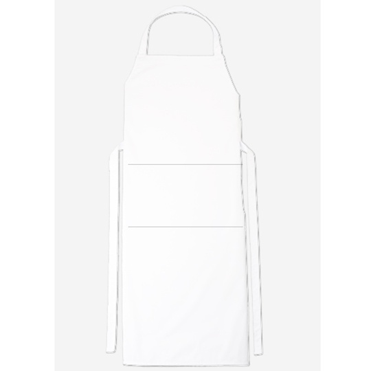 Fartuch Kuchenny Z Kieszenia CGW1146 - White