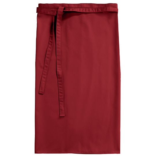 Fartuch Kelnerski Poliester Bawełna Trwały Kolor CGW122 - Regency Red