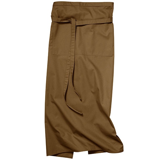 Fartuch Bistro Z Kieszenia Trwaly Kolor CGW1260 - Caramel