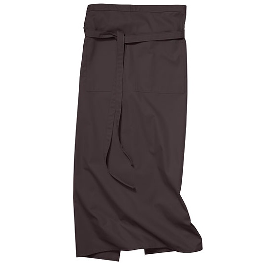 Fartuch Bistro Z Kieszenia Trwaly Kolor CGW1260 - Chocolate