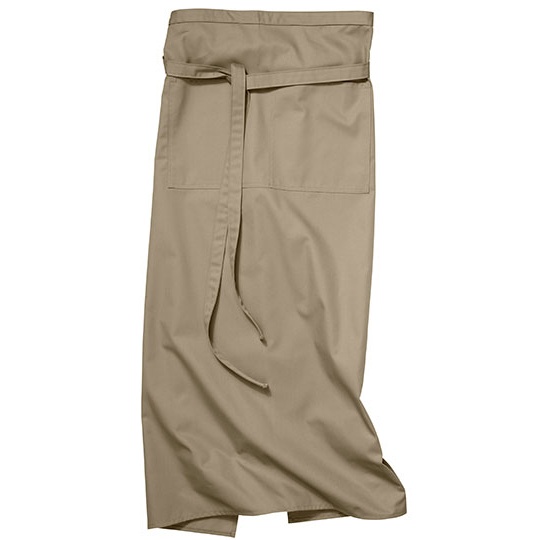 Fartuch Bistro Z Kieszenia Trwaly Kolor CGW1260 - Khaki