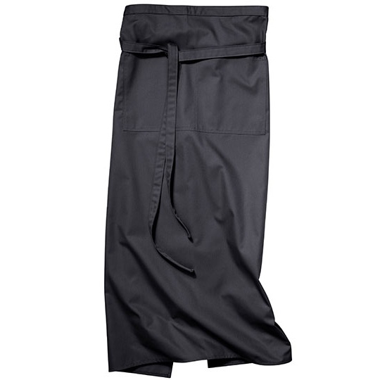 Fartuch Bistro Z Kieszenia Trwaly Kolor CGW1260 - Raven