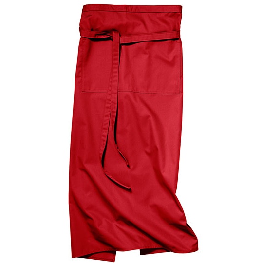 Fartuch Bistro Z Kieszenia Trwaly Kolor CGW1260 - Red