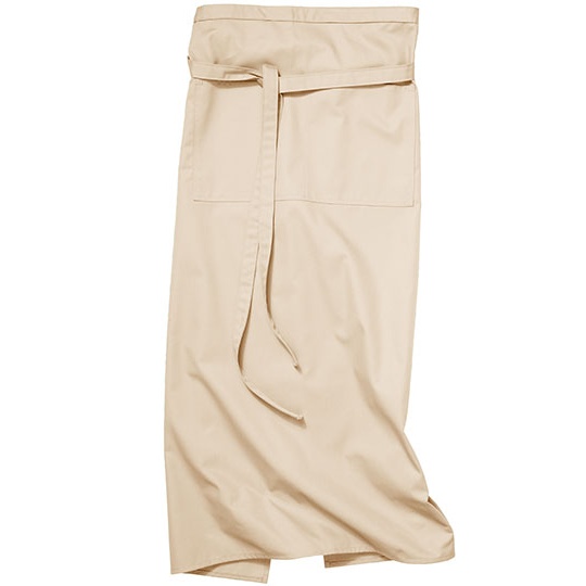Fartuch Bistro Z Kieszenia Trwaly Kolor CGW1260 - Sand