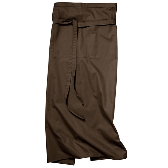 Fartuch Bistro Z Kieszenia Trwaly Kolor CGW1260 - Toffee