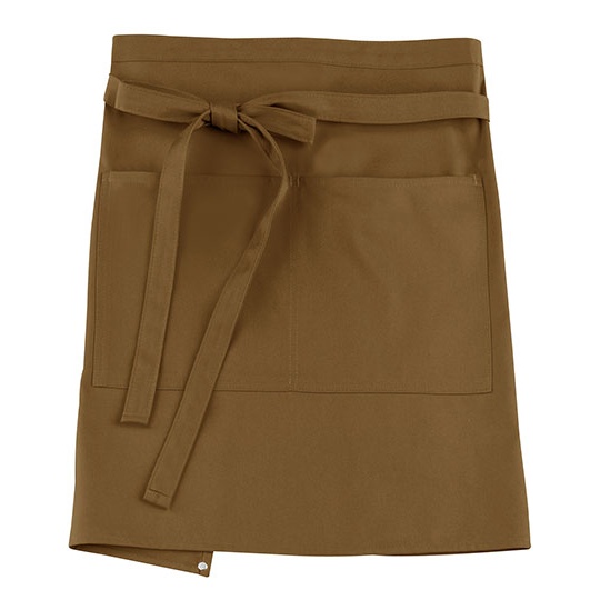 Fartuch Bistro z Kieszenią Łatwa Pielęgnacja CGW1262 - Caramel