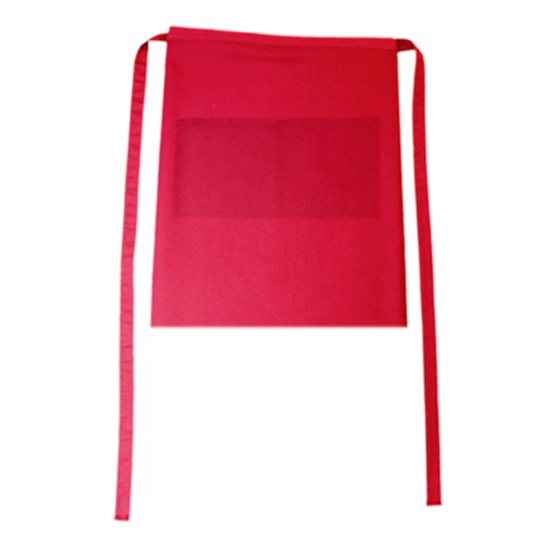 Fartuch bistro z kieszenią CGW1262 - Regency Red