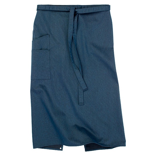 Fartuch Bistro Melanzowy z Kieszenia CGW1271 - Blue Melange