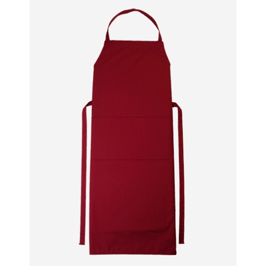 Fartuch Kuchenny Poliester Bawełna CGW130 - Cherry