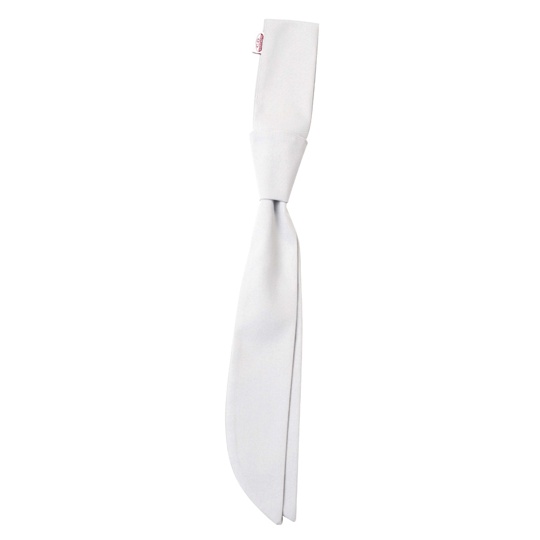 Krawat Wiazany Mieszanka Poliestrowo-Bawelniana CGW150 - White